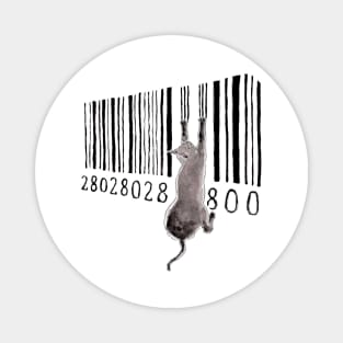 Barcode Cat Magnet